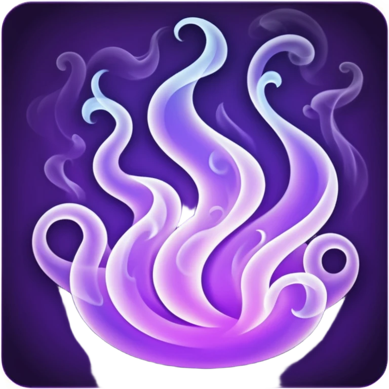 stylized purple fire emoji