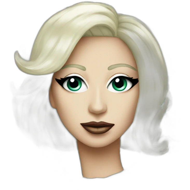Dollar banknote with face of lady gaga emoji