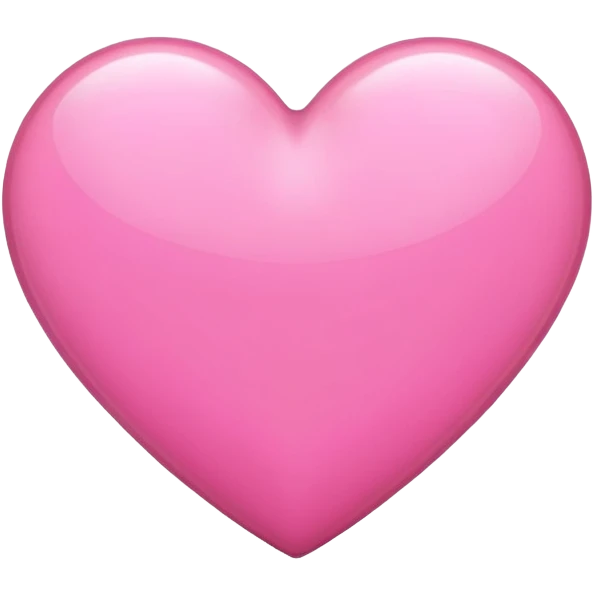 coeur rose emoji