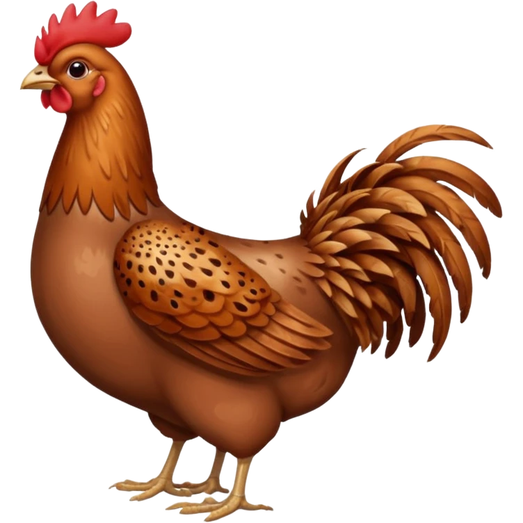Cinnamon Queen hen emoji