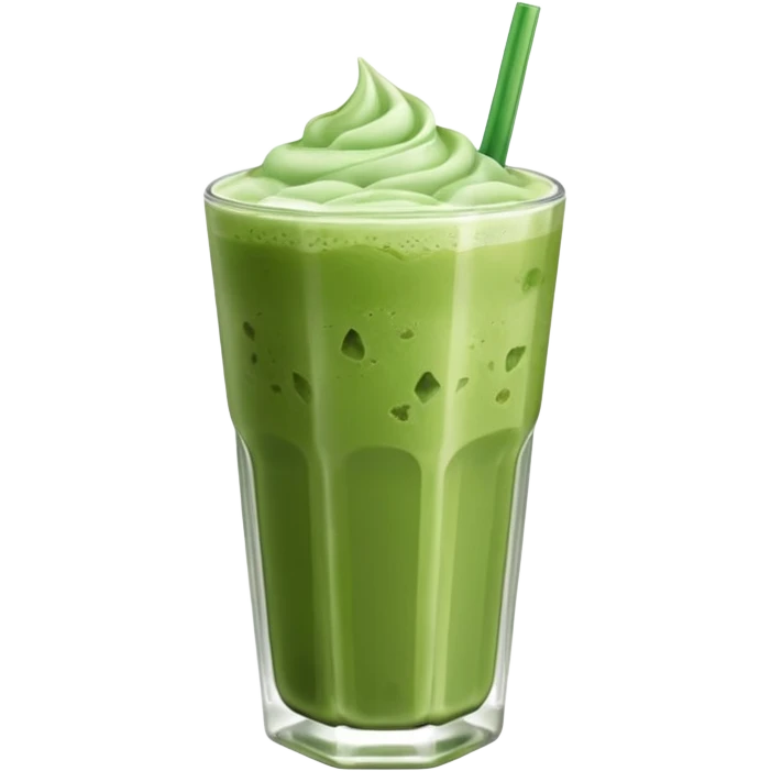 iced matcha latte emoji