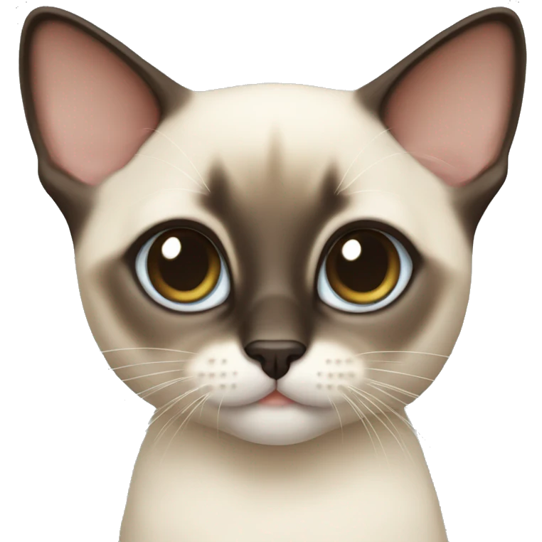 Siamese kitten emoji