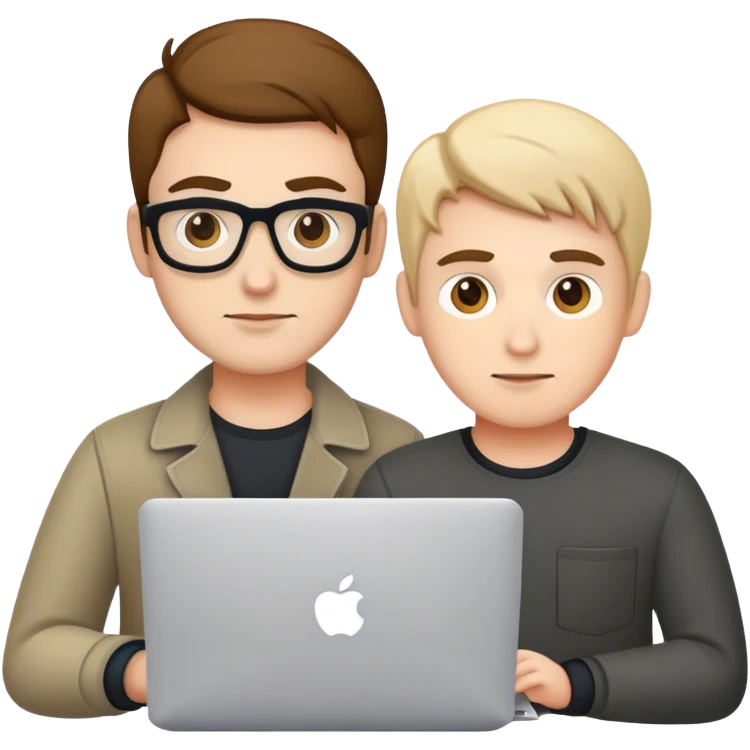 Developer with macbook man emoji