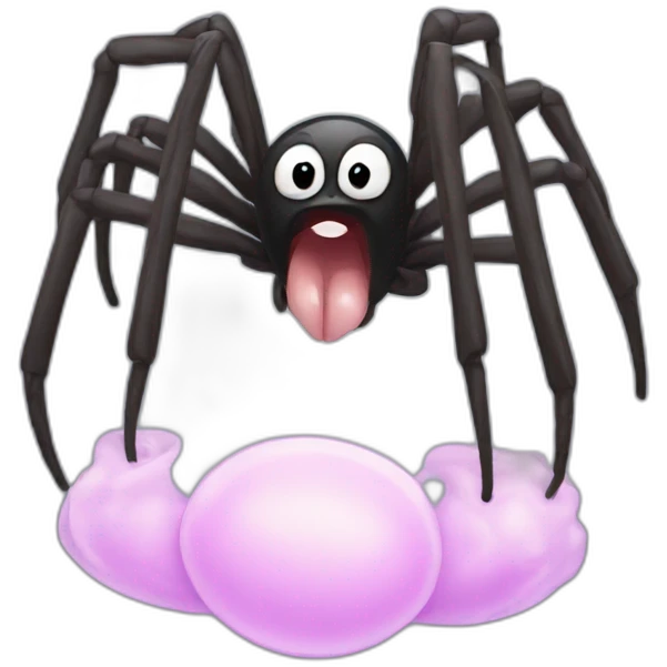 Pregnant spider emoji
