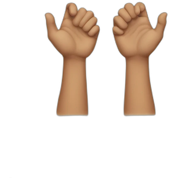 both hands open emoji