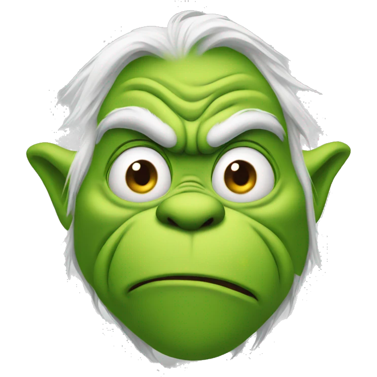 Mad grinch emoji
