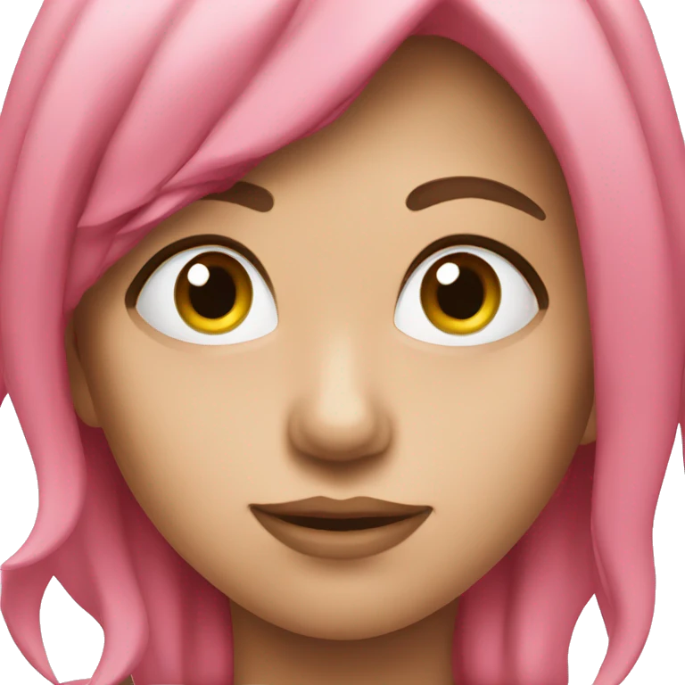 Pink emoji