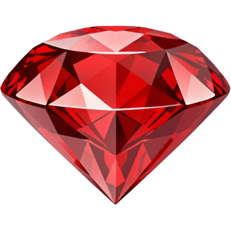 Diamante rojo emoji
