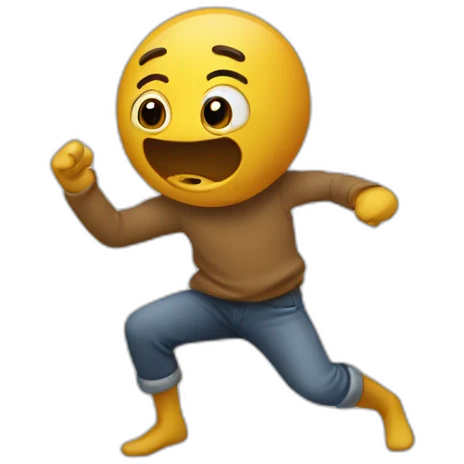 Caca qui fais un dab emoji