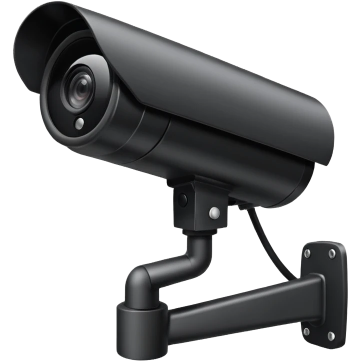 CCTV Camera looking up to the sky emoji