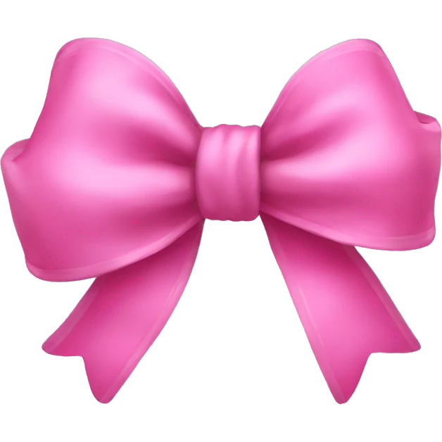 Pink bow emoji