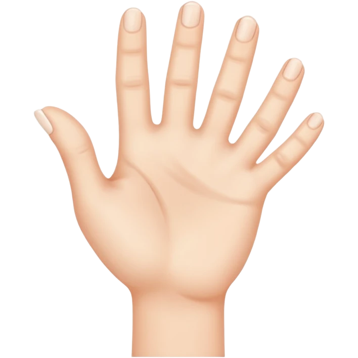 clean hand emoji