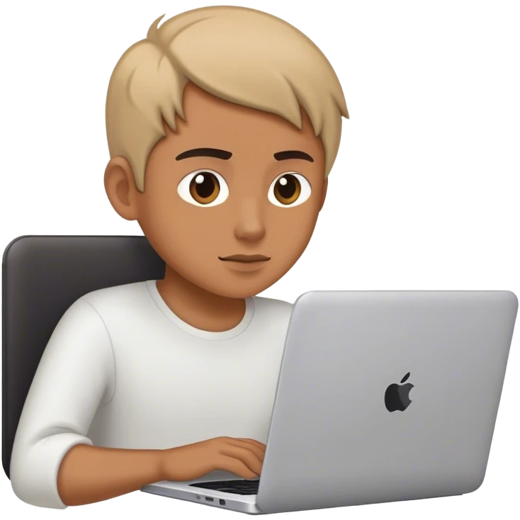 user with laptop develop nextjs app emoji