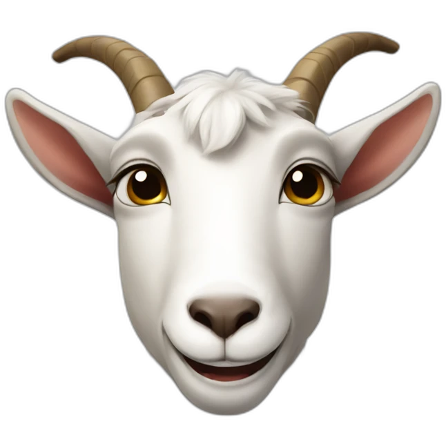 Goat happy emoji