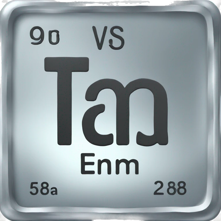 vanadium element from periodic table emoji