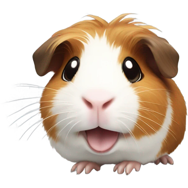 Guinea pig laughing emoji
