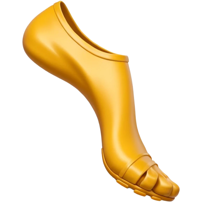 A kick emoji