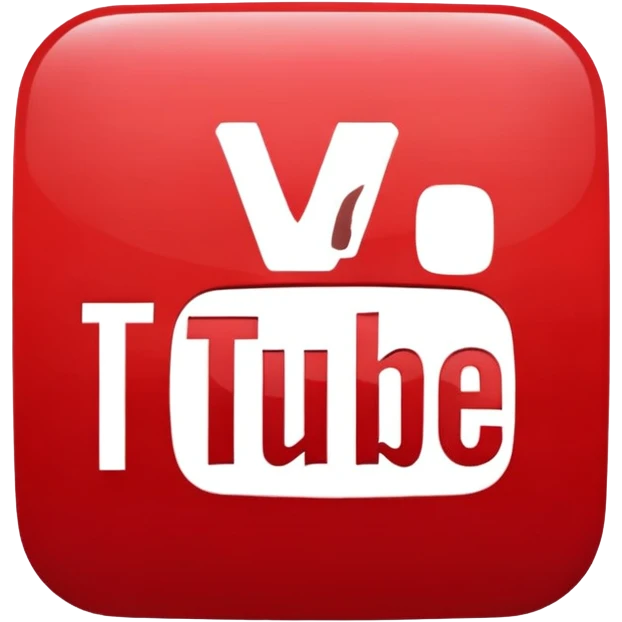 YouTube logo emoji