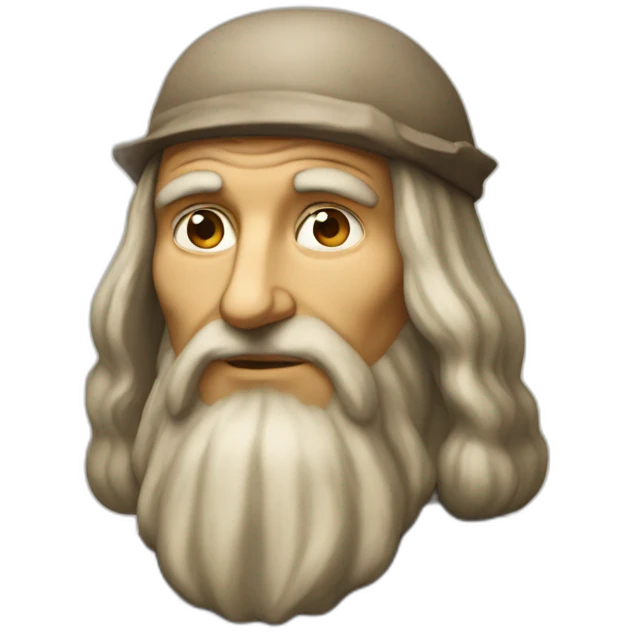 Leonardo DaVinci emoji