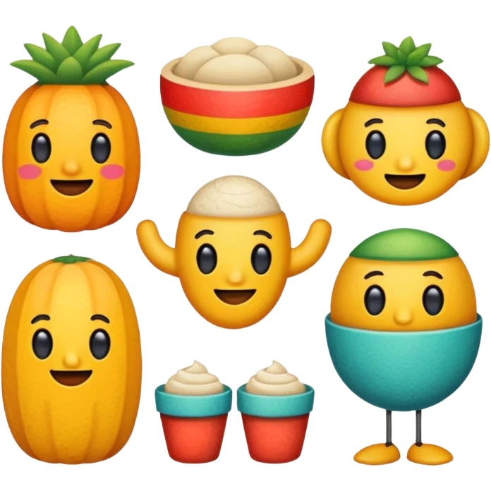 Retro Stickers  AMIGOS emoji
