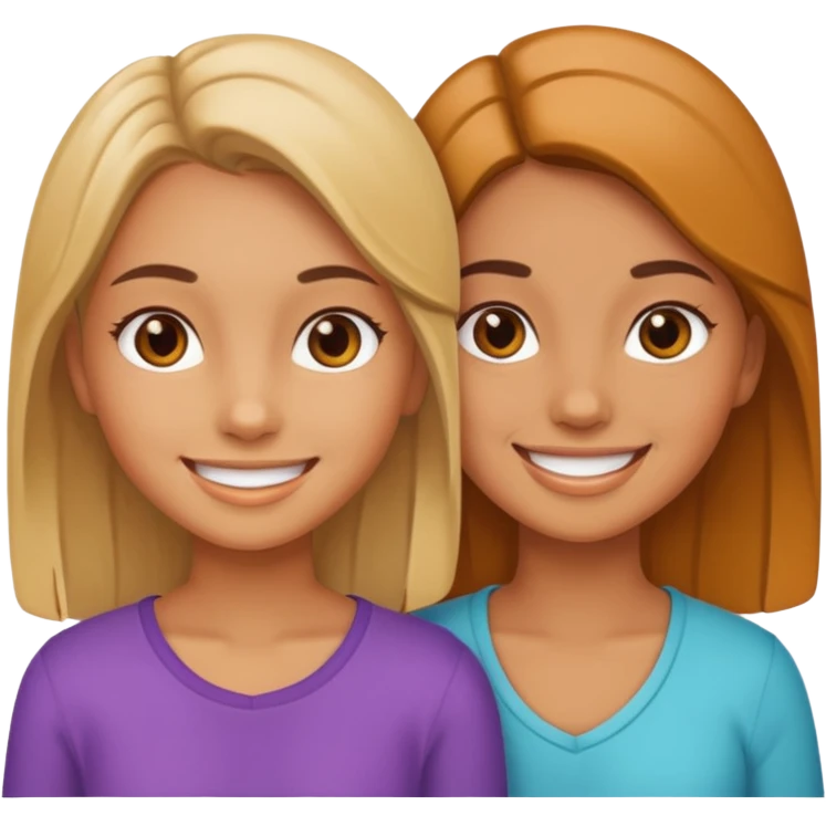girls walking together emoji