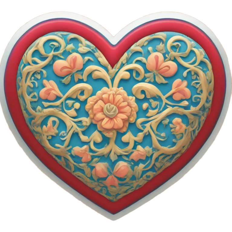 Pretty heart emoji