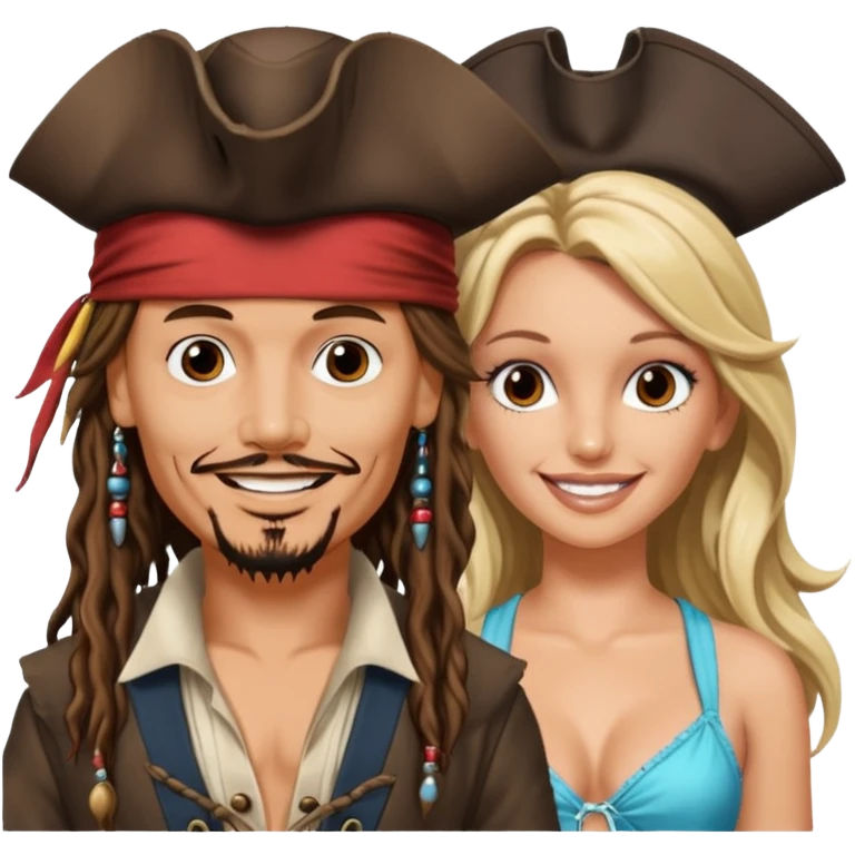 Sex of Jack Sparrow and Britney Spears  emoji