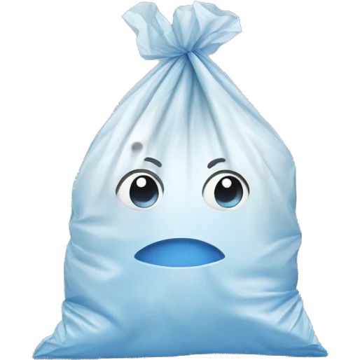 Plastic bag emoji