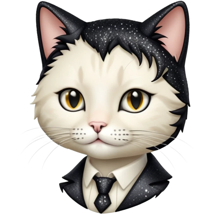Cat dresses as twilight  emoji