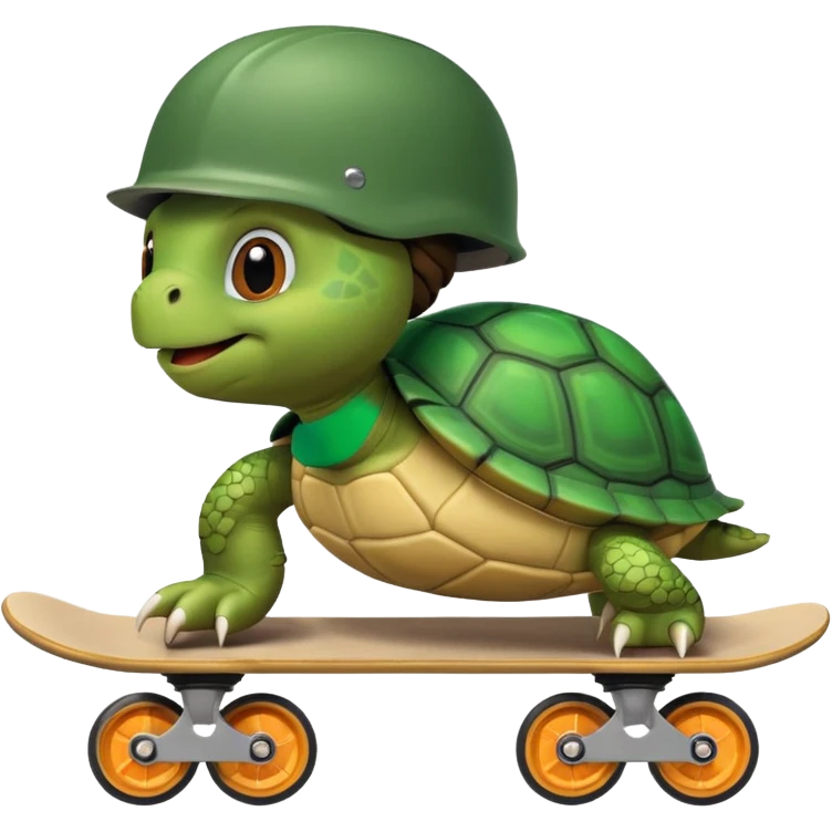 Turtle Skating emoji