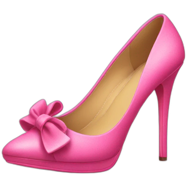Pink high heels emoji