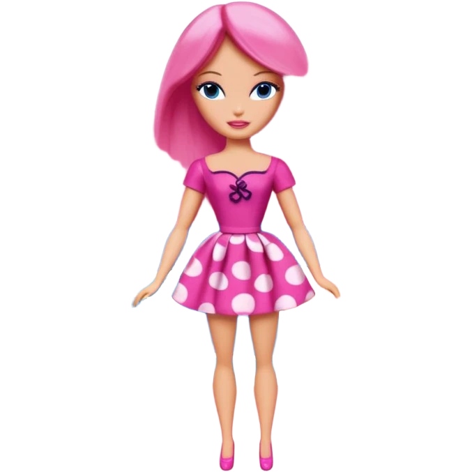 Matisse barbie slop style pink SPAM art landscape emoji