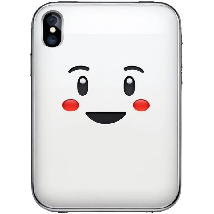 White iphone emoji