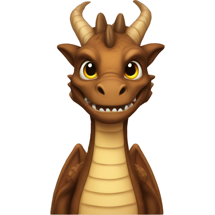 Brown dragon emoji