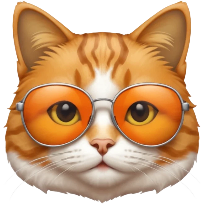 Cat wearing sunglasses emoji