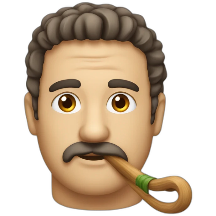 Cane che si soffia il naso emoji