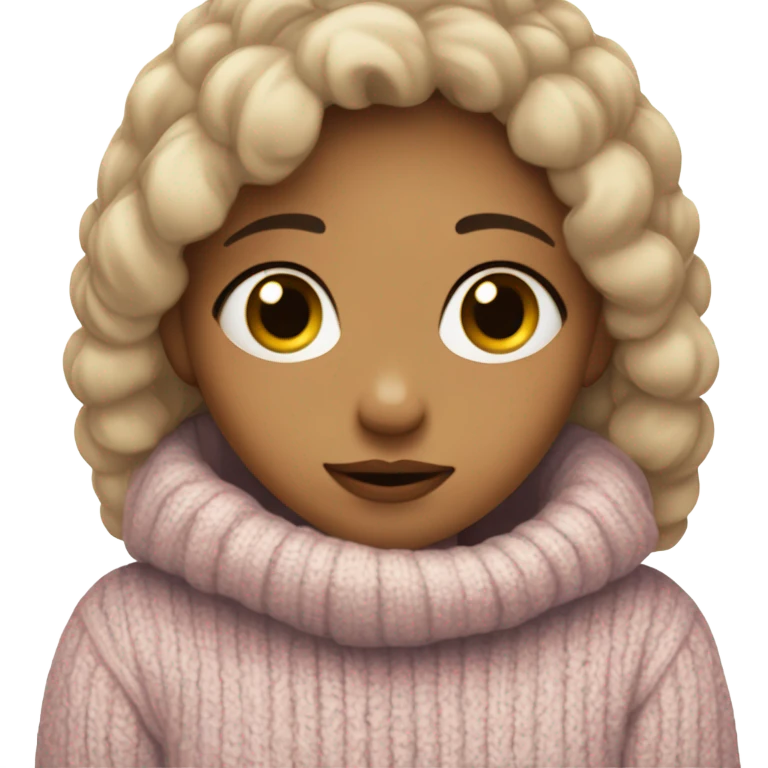 Shy girl  emoji
