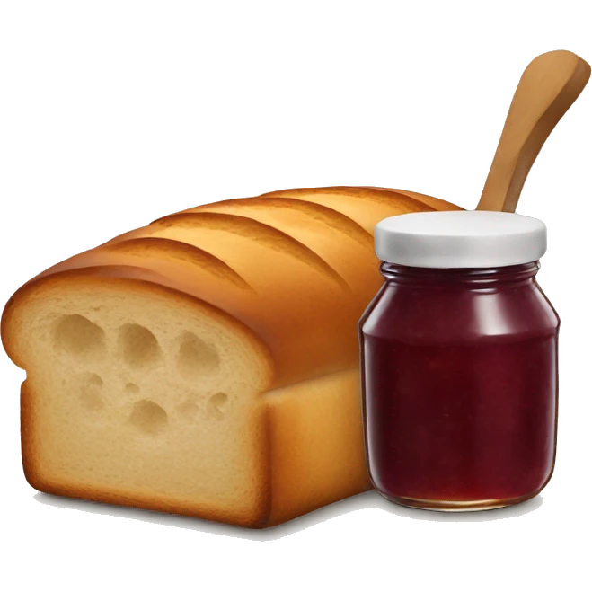 Jam and bread  emoji