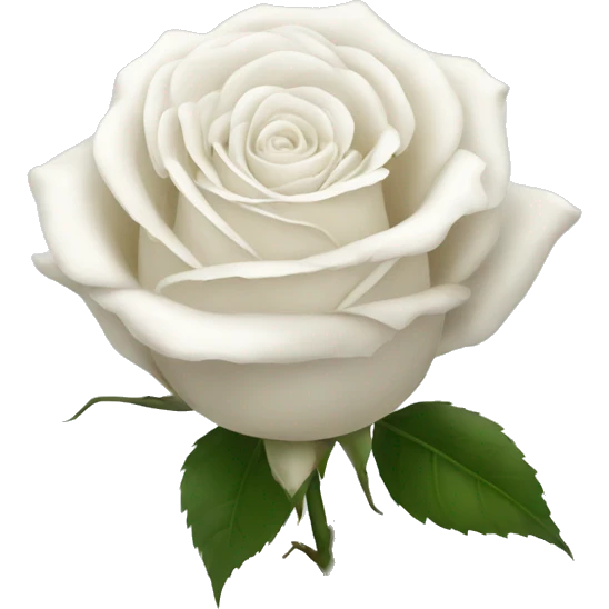 White rose  emoji