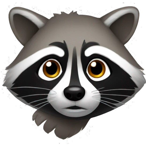 Raccoon emoji
