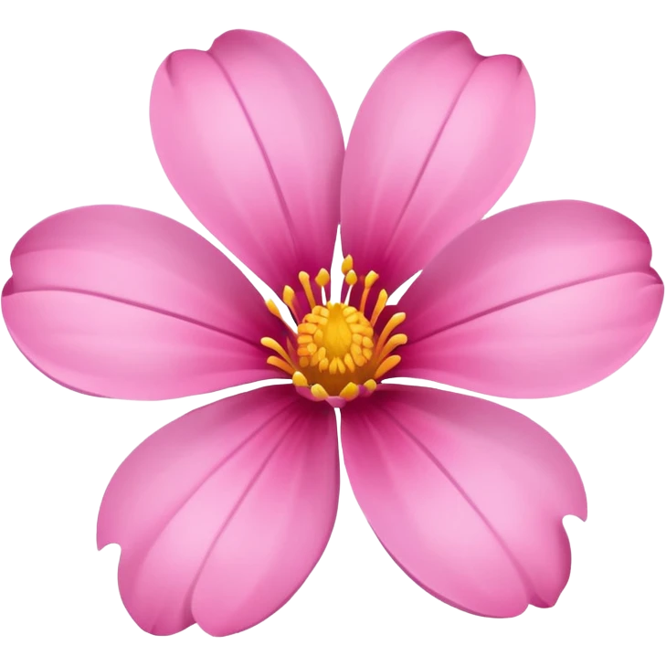 pink flower emoji