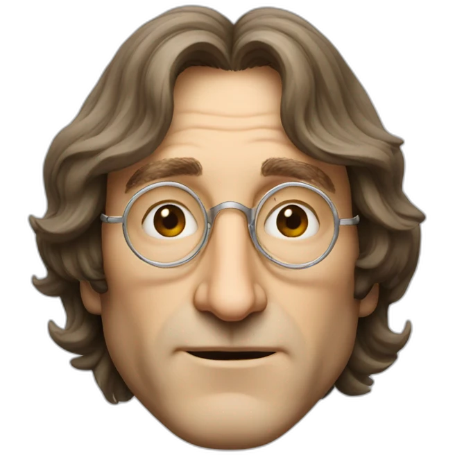 John Lennon face  emoji