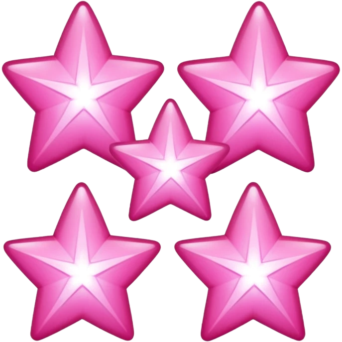 Pink stars emoji