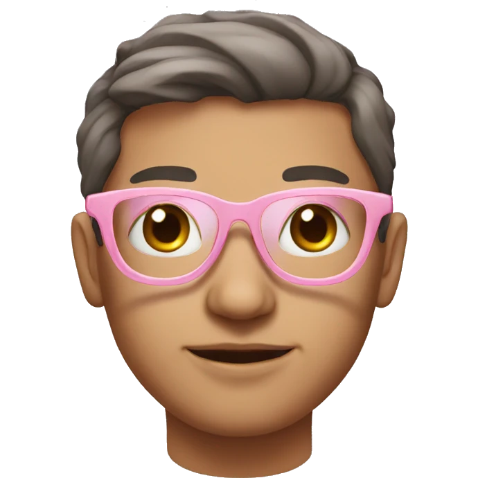 pastel pink glasses  emoji