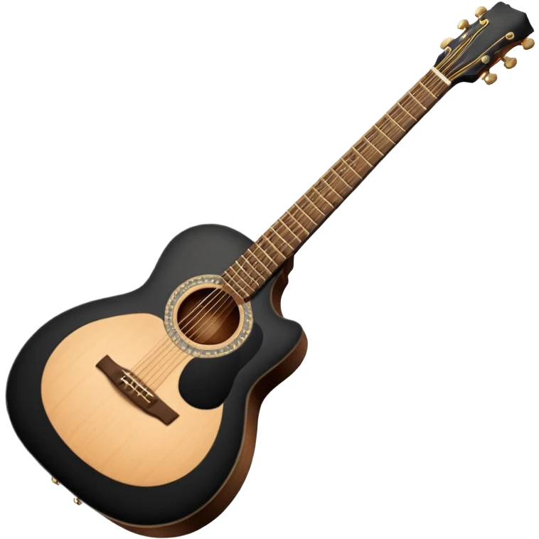 Black guitar emoji