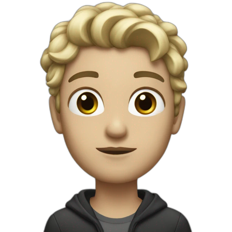Cadis noir emoji