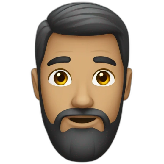 Брюнетка з осінніми листками emoji