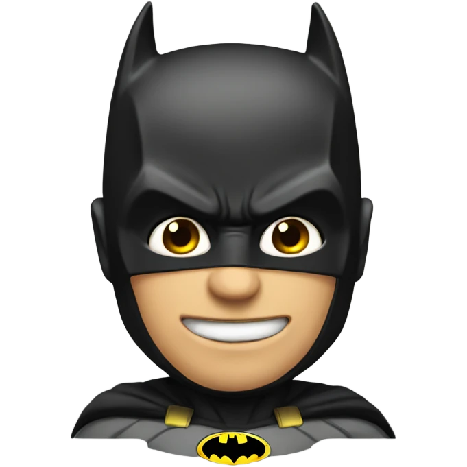 Batman happy emoji