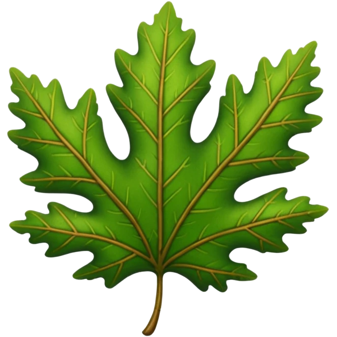 oak leaf emoji