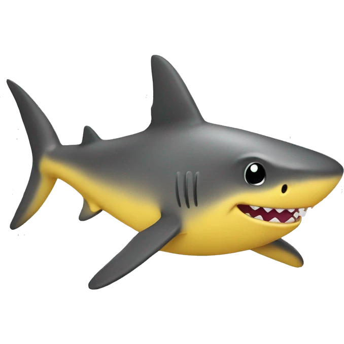 Yellow baby shark emoji